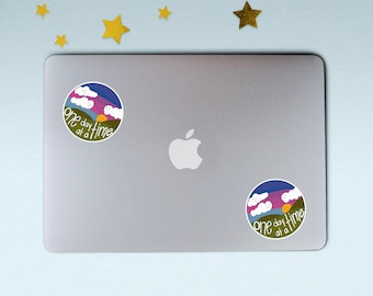 DAY BY DAY sticker (1) | Glossy weatherproof sticker | Inspirational sticker | Laptop sticker | Water bottle sticker