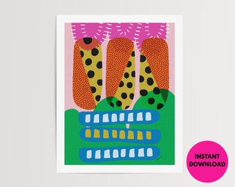 Wild Cheetah art printable | Printable | Digital download | Animal print abstract art download