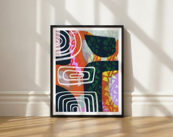 Midnight Stroll art print by Elisa Bell (UNFRAMED) | Giclée art print on high-quality matte paper | Moody artwork