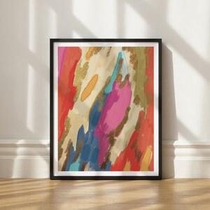 Stampa artistica Bark di Elisa Bell (SENZA CORNICE) / Stampa artistica Giclée su carta opaca di alta qualità / Opera d&#39;arte astratta