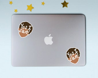 BLACK INSPIRATION black boy sticker (1) | Glossy weatherproof sticker | Inspirational sticker | Laptop sticker | Water bottle sticker