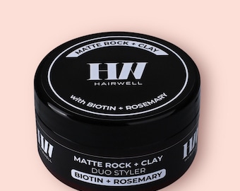 Hairwell Duo Styling Tub - Matte Rock & Master Clay