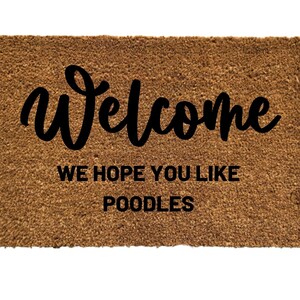 poodle doormat