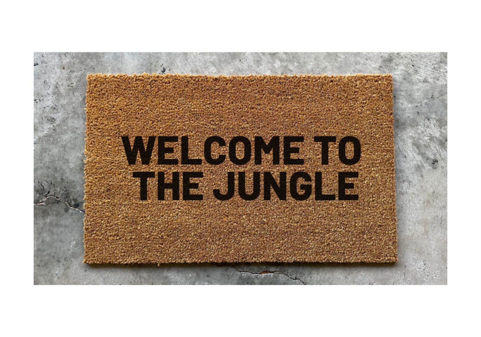 to the Jungle Door Mat Home Decor Custom Doormat Etsy