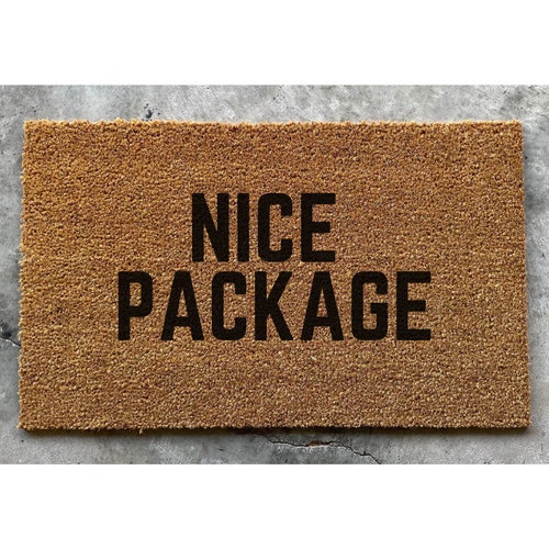 Nice Package Door Mat Home Decor Custom Doormat Etsy