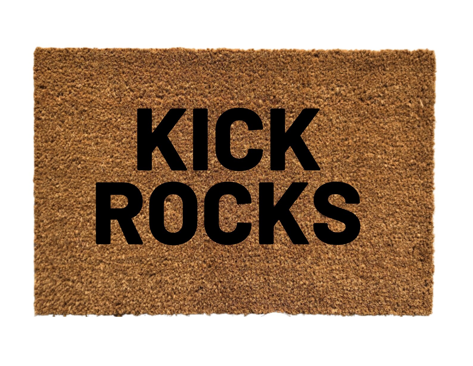 Kick Rocks Doormat Kick Rocks Door Mat Funny Doormat Funny Etsy