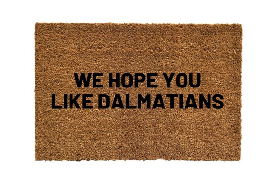 dalmatian doormat