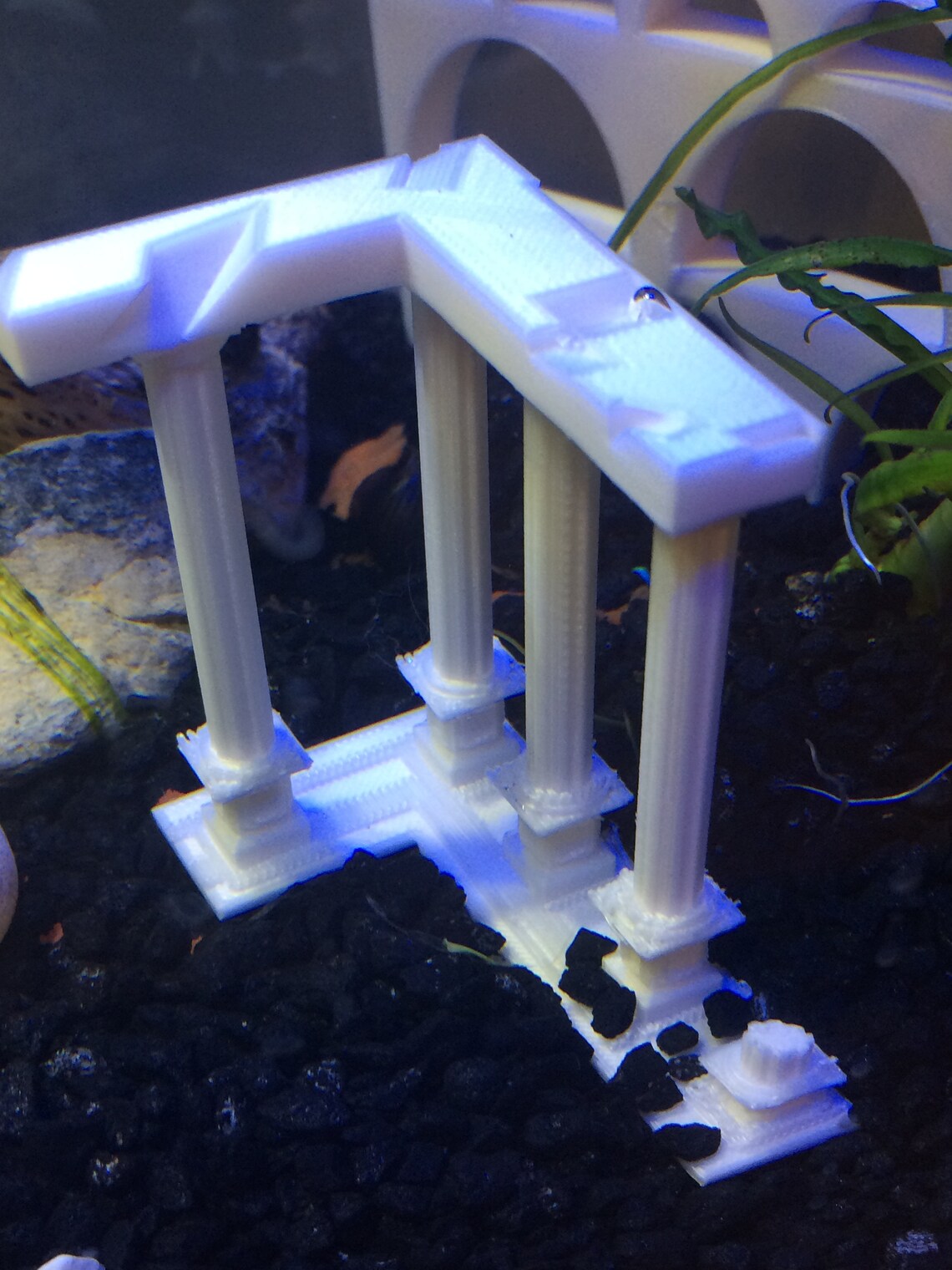 Roman Column Aquarium Decoration Etsy