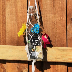 Flower child Wine tote