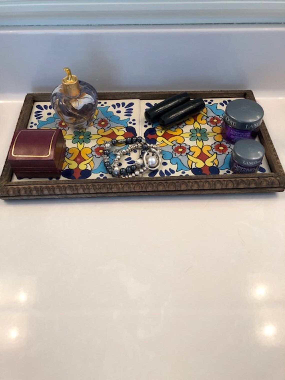 Ceramic Tile Tray Etsy