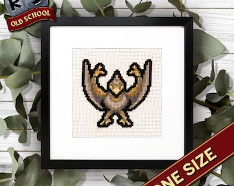OSRS Kree'arra Icon Cross Stitch Pattern | Digital Download | Instant Download PDF