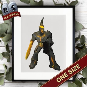 OSRS Tekton Cross Stitch Pattern | Digital Download | Instant Download PDF