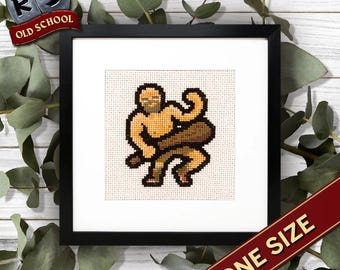 OSRS Obor Icon Cross Stitch Pattern | Digital Download | Instant Download PDF