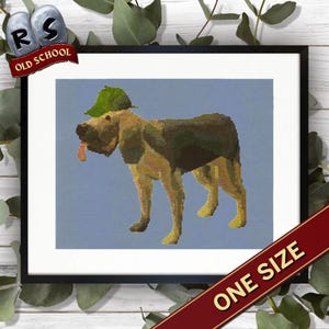 OSRS Bloodhound Cross Stitch Pattern | Digital Download | Instant Download PDF