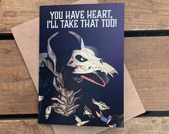The Dark Crystal - SkekMal Valentine's Day/ Anniversary A6 Blank Card