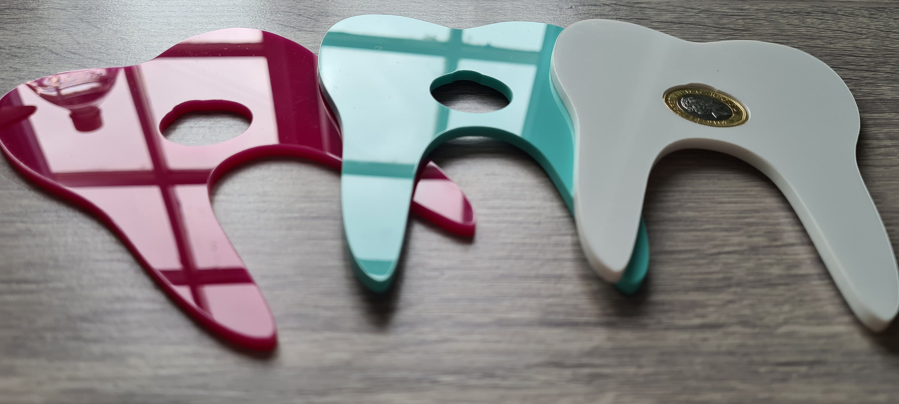 Wooden Acrylic Pound Coin Tooth Fairy Holder Blank / Tooth Etsy UK