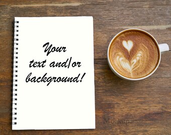 Notebook Mock Up Etsy