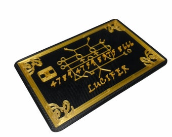 Obey Me! Lucifer ‘Goldie’ Credit Card