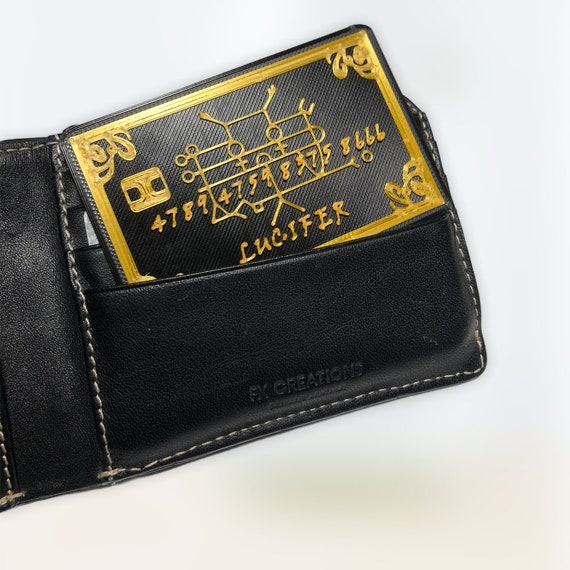 Obey Me! Lucifer 'goldie' Credit Card - Etsy