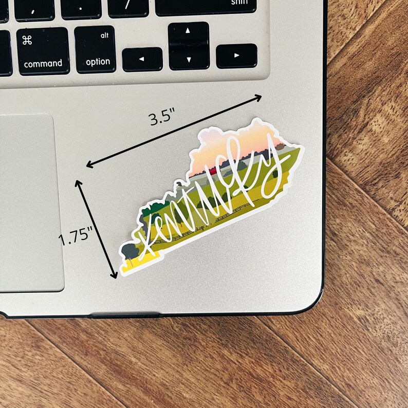 Ky's Sticker Kentucky Sticker KY Sticker Kentucky Landscape Gift for - Etsy