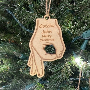 Christmas Circle Game Ornament l Funny Christmas Ornament l Classy Ornaments