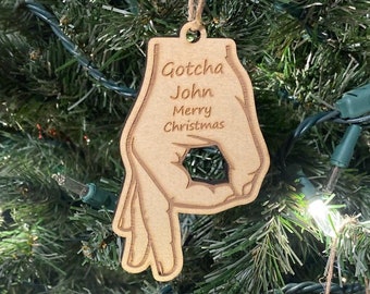 Christmas Circle Game Ornament l Funny Christmas Ornament l Classy Ornaments