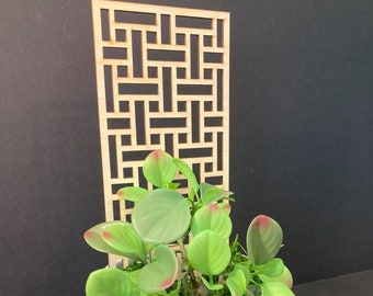 Rectangle Beautiful Trellis | 1/4 Thick |  Plant Trellis | FAST SHIPPING |  Houseplant Trellis | | Plant Lover Gift | Insured Shipping