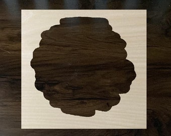 Bleach Stencil Round Marker Mark Stencil