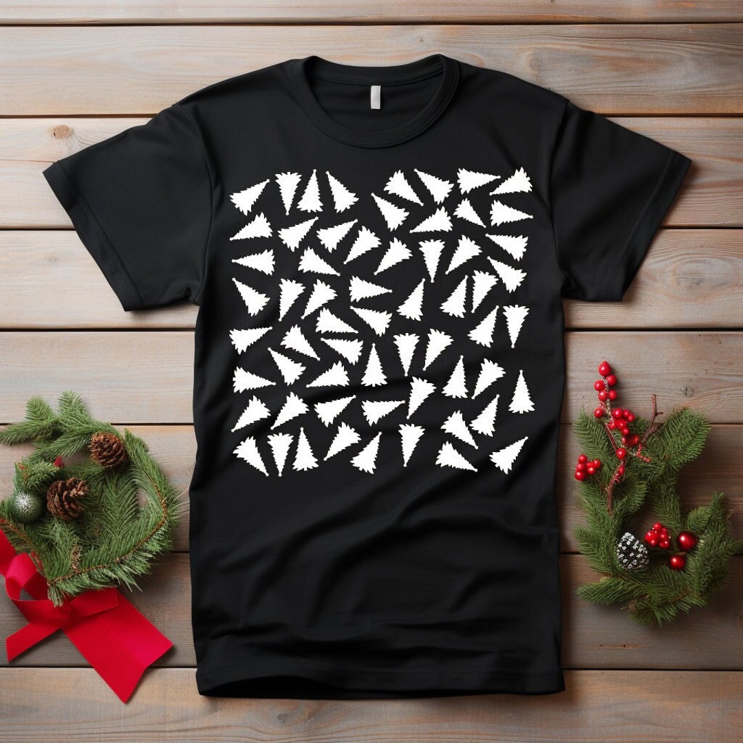 Bleach Stencil Christmas Trees Stencil Etsy