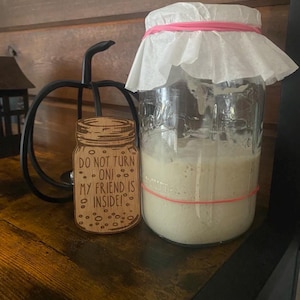 Sourdough Fun magnets and Jar Markers - Custom made - Personalized- Funny Sourdough Items- Oven magnet reminder- Sourdough Accessories