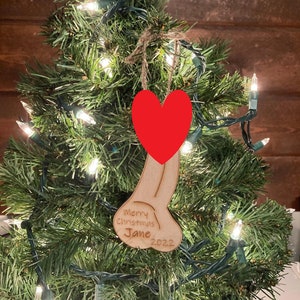 Christmas Dong l Made to order l Perfect gift for In-Laws! Naughty Santa