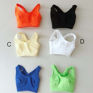 1:6 Scale Doll Crop Tank Top - Fits Curvy, Petite, Fashion Royalty Dolls