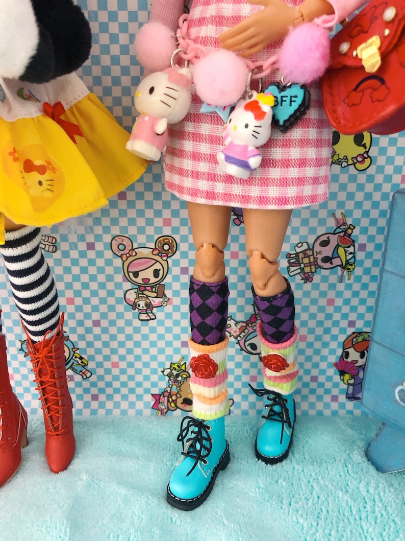 Handmade 1/6 Scale Combat Boots: Fashion Doll Shoes | fit Integrity Toys Fashion Royalty FR FR2 Poppy Parker Misaki and more image 10