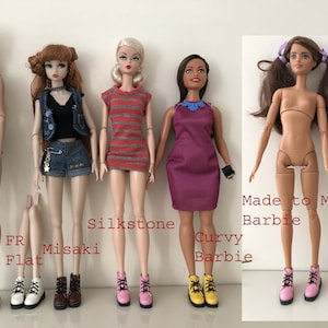 Handmade 1/6 Scale Combat Boots: Fashion Doll Shoes | fit Integrity Toys Fashion Royalty FR FR2 Poppy Parker Misaki and more image 7