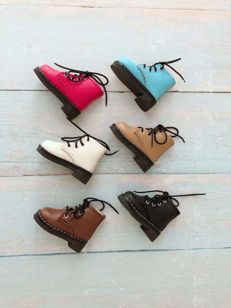 Handmade 1/6 Scale Combat Boots: Fashion Doll Shoes | fit Integrity Toys Fashion Royalty FR FR2 Poppy Parker Misaki and more image 1