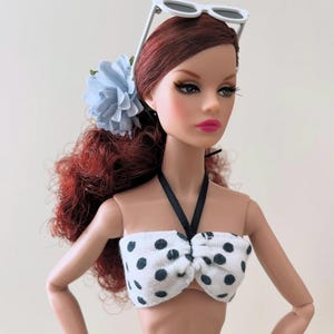 A Set of 3 Flower Hair Sticks for 12-Inch Fashion Dolls | fit 12 inch 1/6 scale fashion dolls |hair accessories