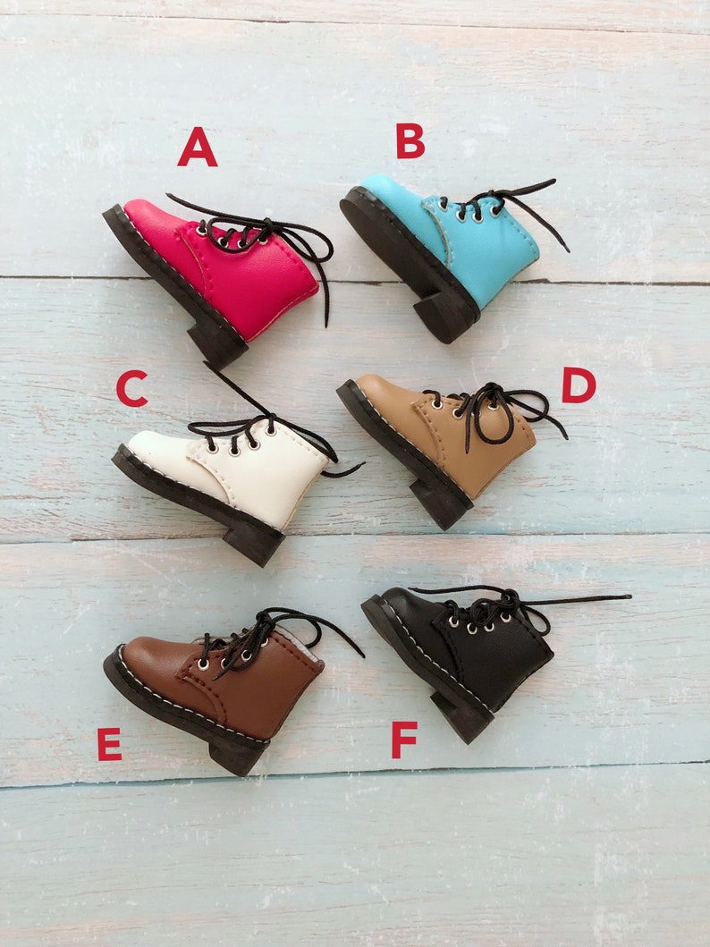 Handmade 1/6 Scale Combat Boots: Fashion Doll Shoes | fit Integrity Toys Fashion Royalty FR FR2 Poppy Parker Misaki and more image 2