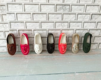 handmade Loafer/Flats/shoes for 1/6 1/3 scale/12&quot; & 16&quot; Tonner Flat feet Tyler/FR16 Boy doll FR Homme the Monarchs,fit Teen Poppy/JamieShow
