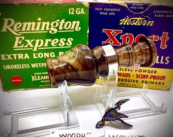 Nogal veteado (WOODY) Wood Duck SKU#WD-491 Hecho a mano por Bo Brown de Greenridge Custom Calls.