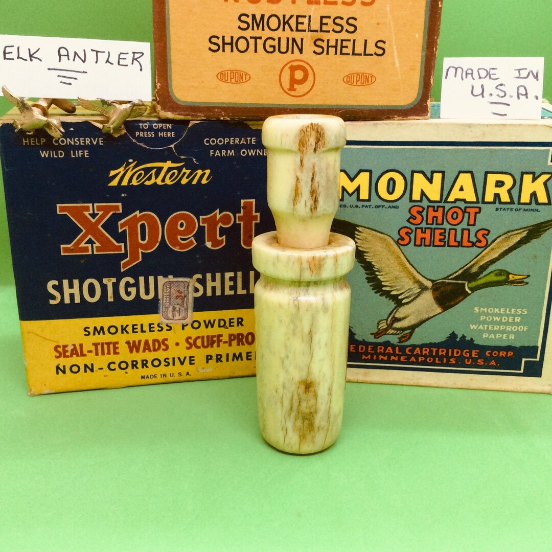 Elk Antler Duck Call SKUED114 Handcrafted by Bo Brown Greenridge