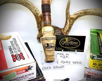 Maple, Deer Grunt SKU#DG-181 Handcrafted by Bo Brown of Greenridge Custom Calls.