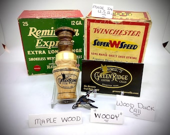 Wood Duck (WOODY) SKU#WD-477 Handcrafted by Bo Brown of Greenridge Custom Calls.