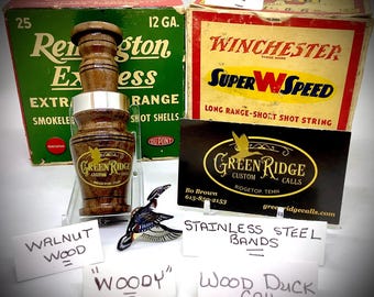 Wood Duck (WOODY) SKU#WD-479 Handcrafted by Bo Brown of Greenridge Custom Calls.