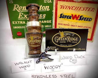 Wood Duck (WOODY) SKU#WD478 Handcrafted by Bo Brown of Greenridge Custom Calls.
