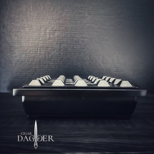 Cigar Dagger Brand Industrial Grid Cigar Ashtray in Blackout image 6