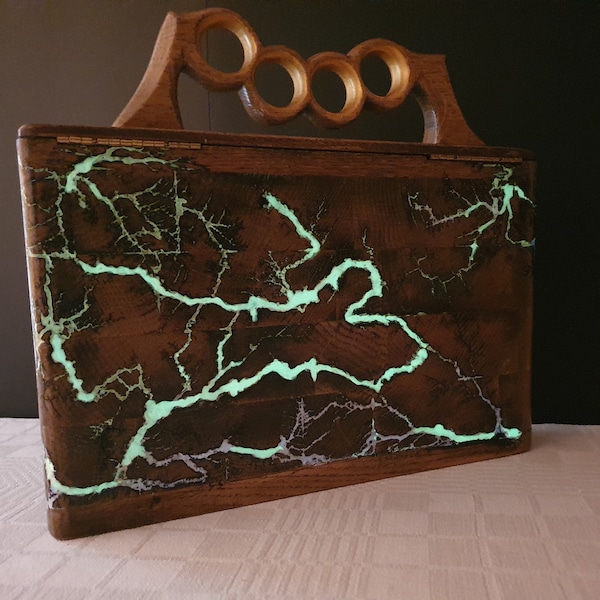 Wooden Briefcase Etsy