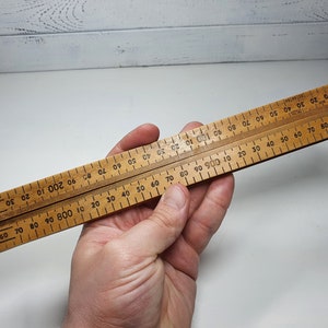 12 Custom Printed Clear Lacquer Wood Ruler - English & Metric Scales - Wood  Ruler - Rulers & Stencils