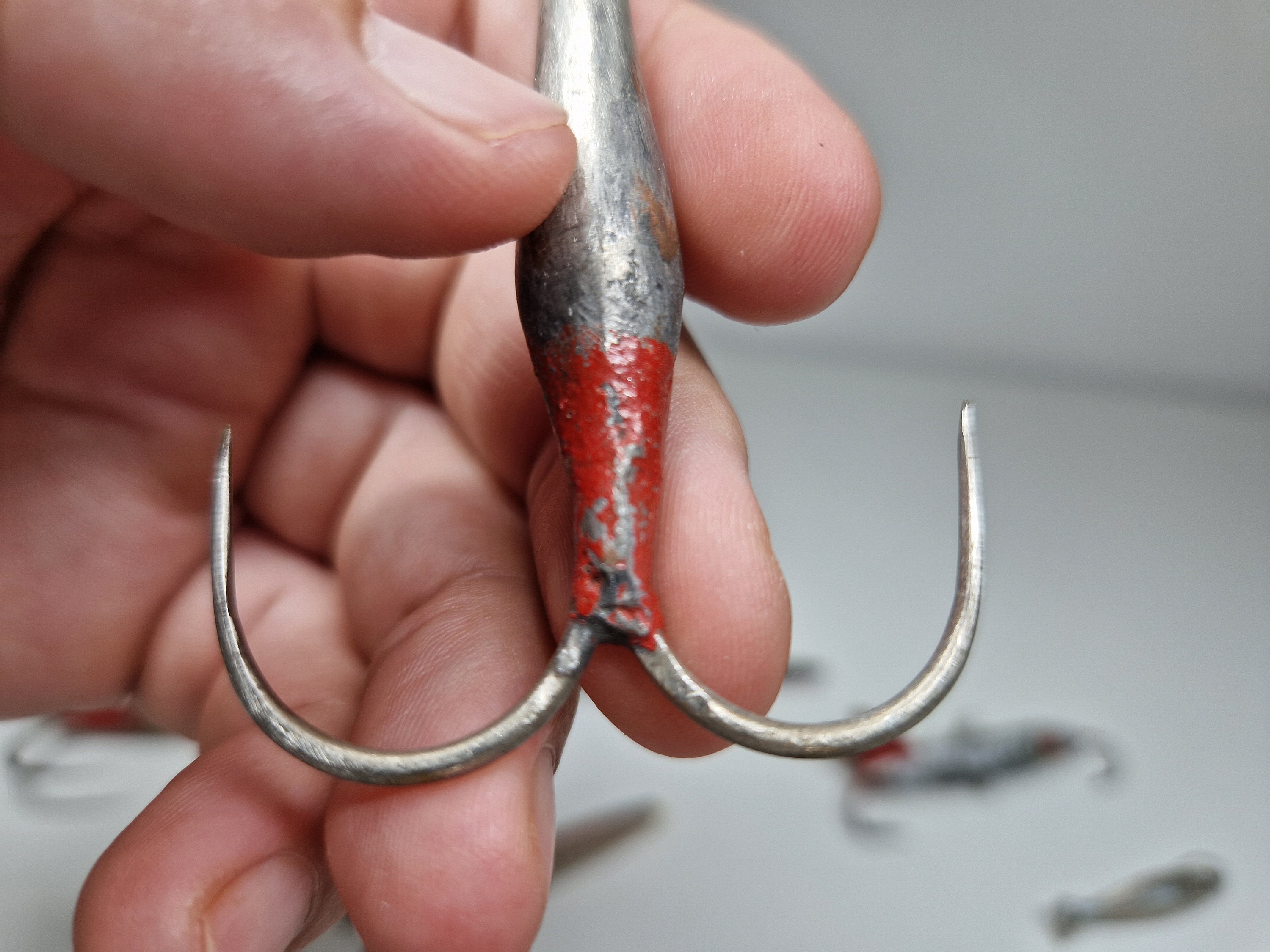 Old Fishing Gear Collection Rare Fishing Hooks Retro Fishing Etsy