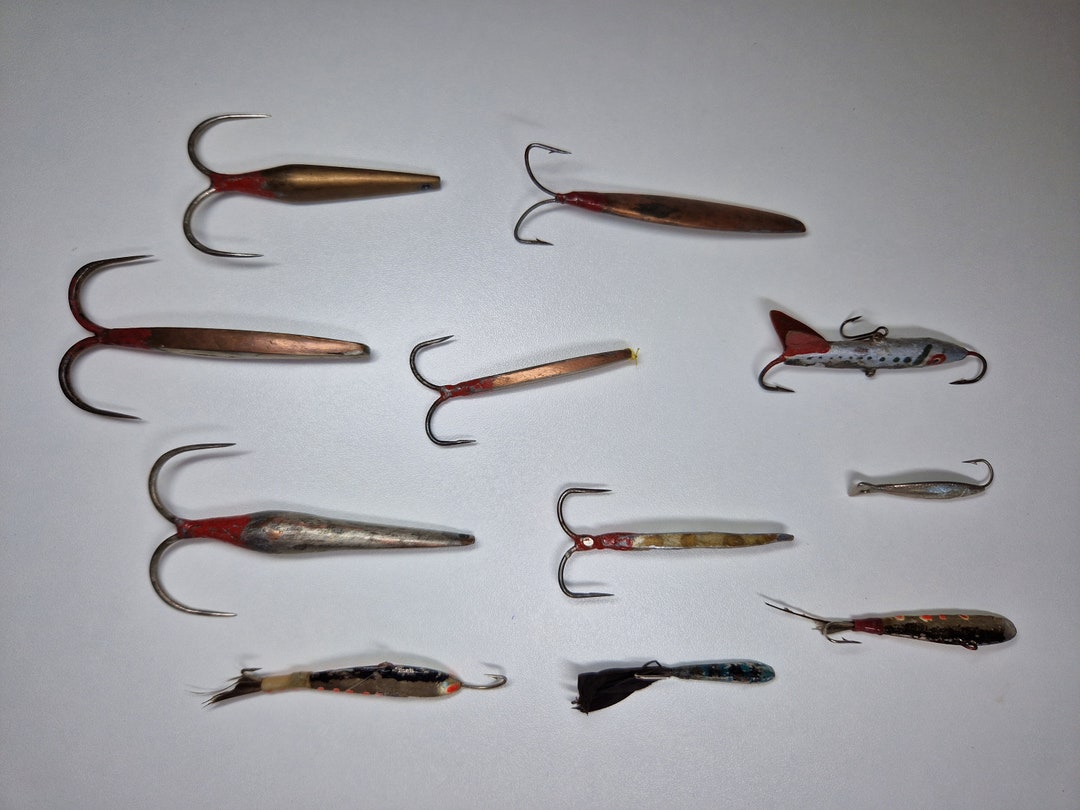 Old Fishing Gear Collection, Rare Fishing Hooks, Retro Fishing Lure