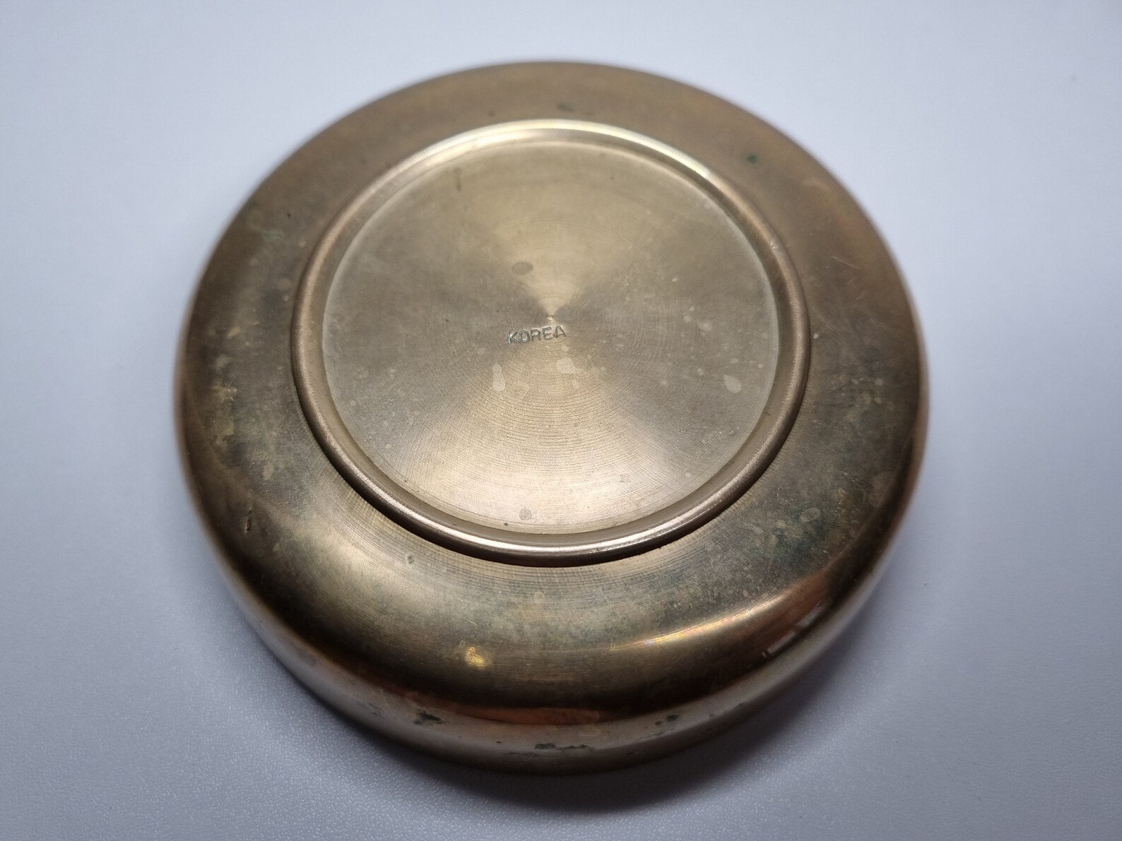 Vintage Korea Brass Ashtray Korean Ash Tray With Removable Etsy